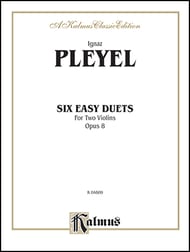 Six Easy Duets, Op. 8 Violin Duet cover Thumbnail